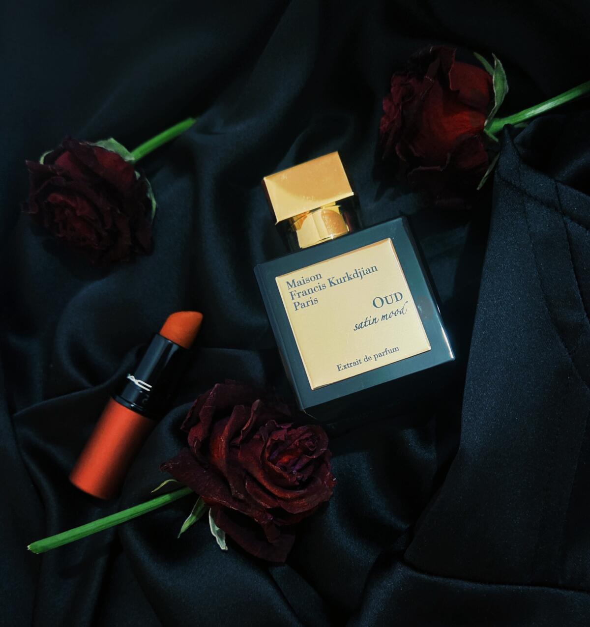 عطر ادکلن عود ساتین مود اکستره دو پرفیوم مِیزان فِرانسیس کورکدجَن - Oud Satin Mood Extrait de Parfum Maison Francis Kurkdjian - بررسی، قیمت و خرید