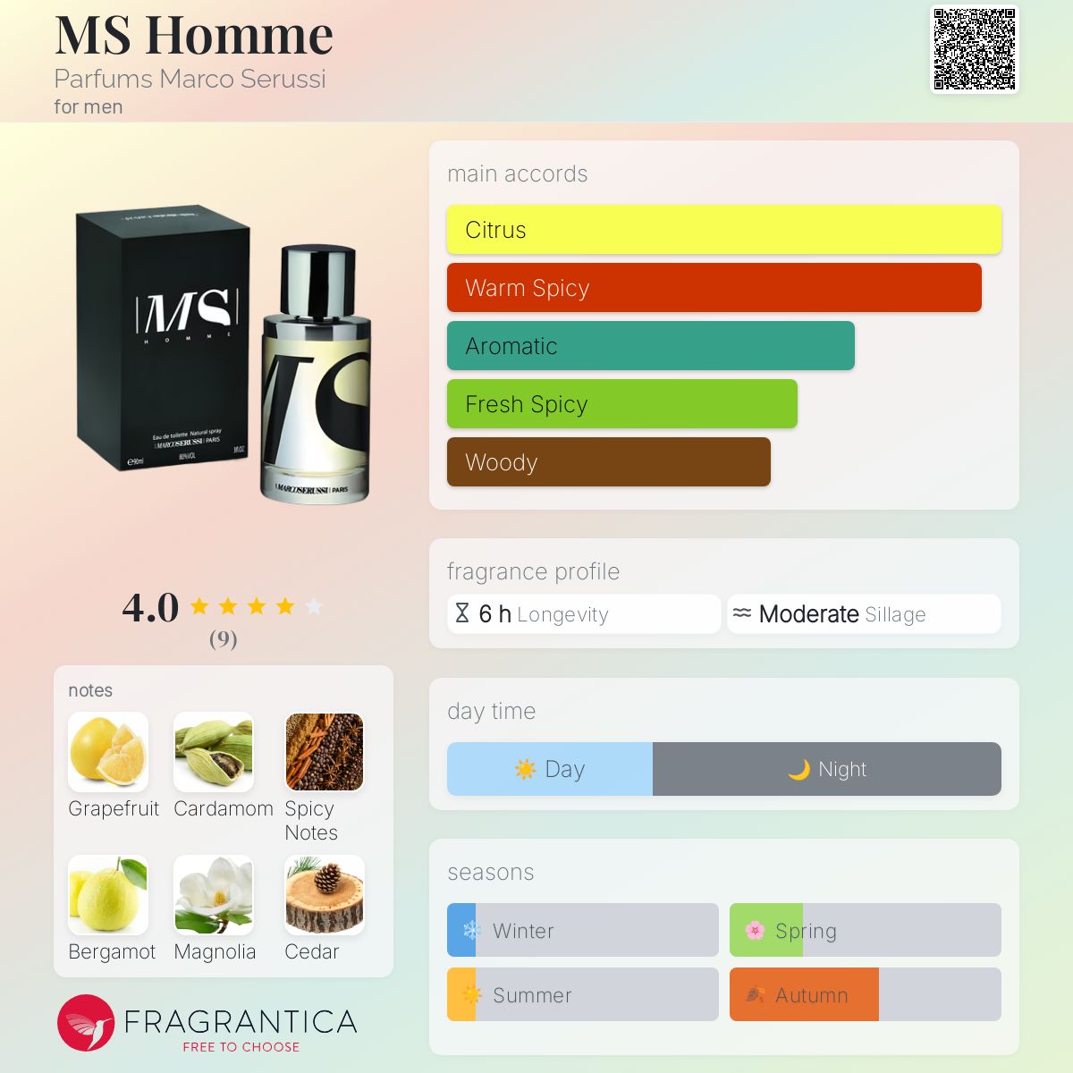 عطر ادکلن ام اس هم مارکو سروس - MS Homme Parfums Marco Serussi - بررسی، قیمت و خرید