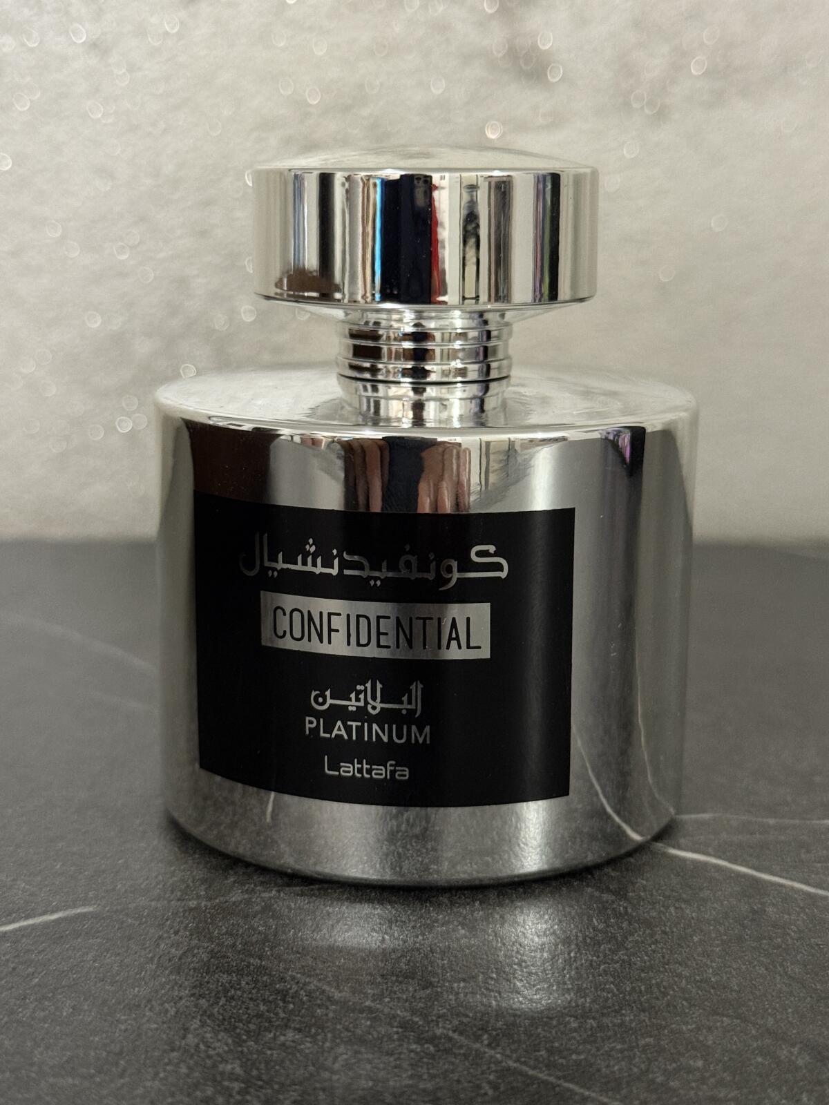 عطر ادکلن کانفیدنشال پلاتینوم لتافا - Confidential Platinum Lattafa Perfumes - بررسی، قیمت و خرید