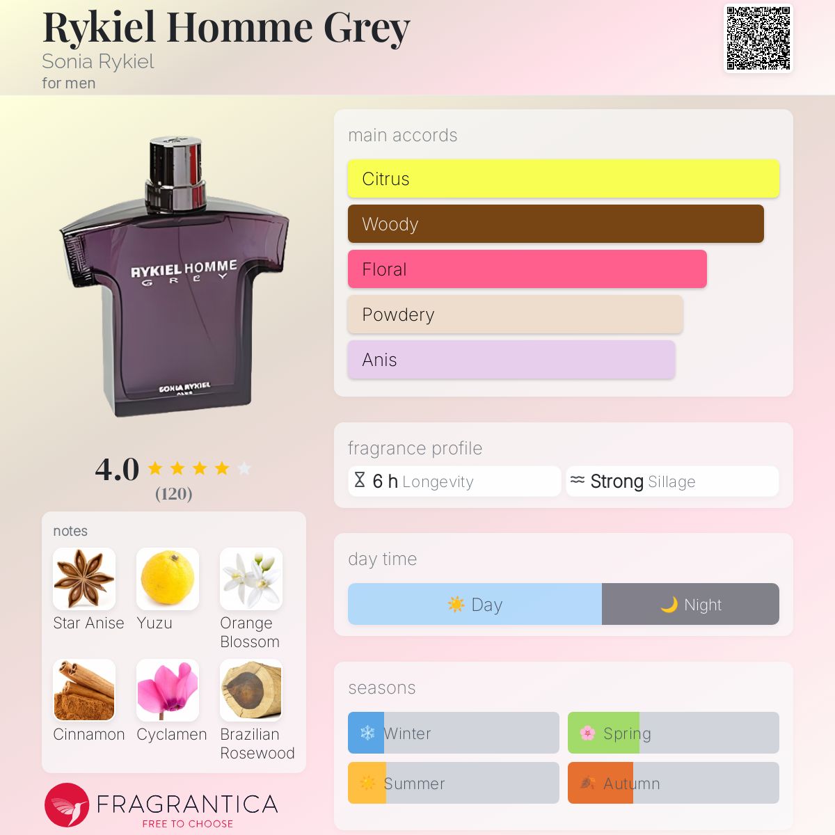 عطر ادکلن ریکیل هوم گری سونیا ریکیِل - Rykiel Homme Grey Sonia Rykiel - بررسی، قیمت و خرید