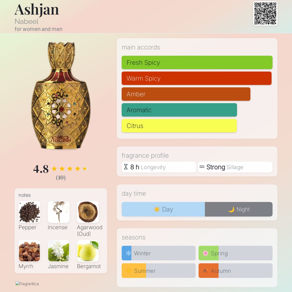 عطر ادکلن اشجان نبیل - Ashjan Nabeel - بررسی، قیمت و خرید