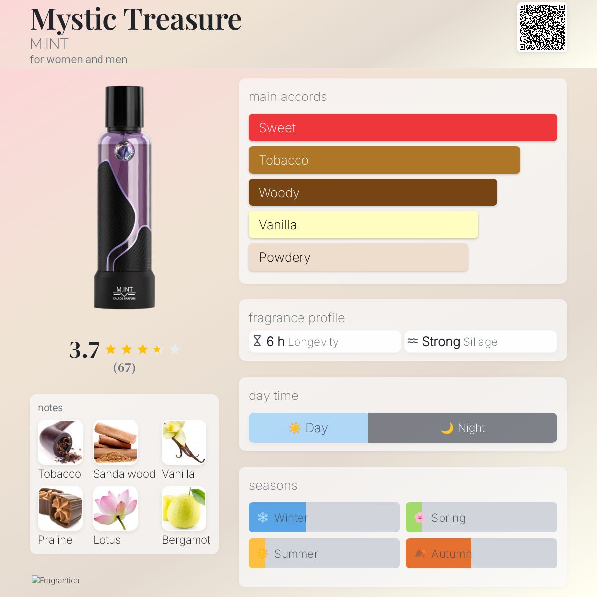عطر ادکلن میستیک ترژر امینت - Mystic Treasure M.INT - بررسی، قیمت و خرید