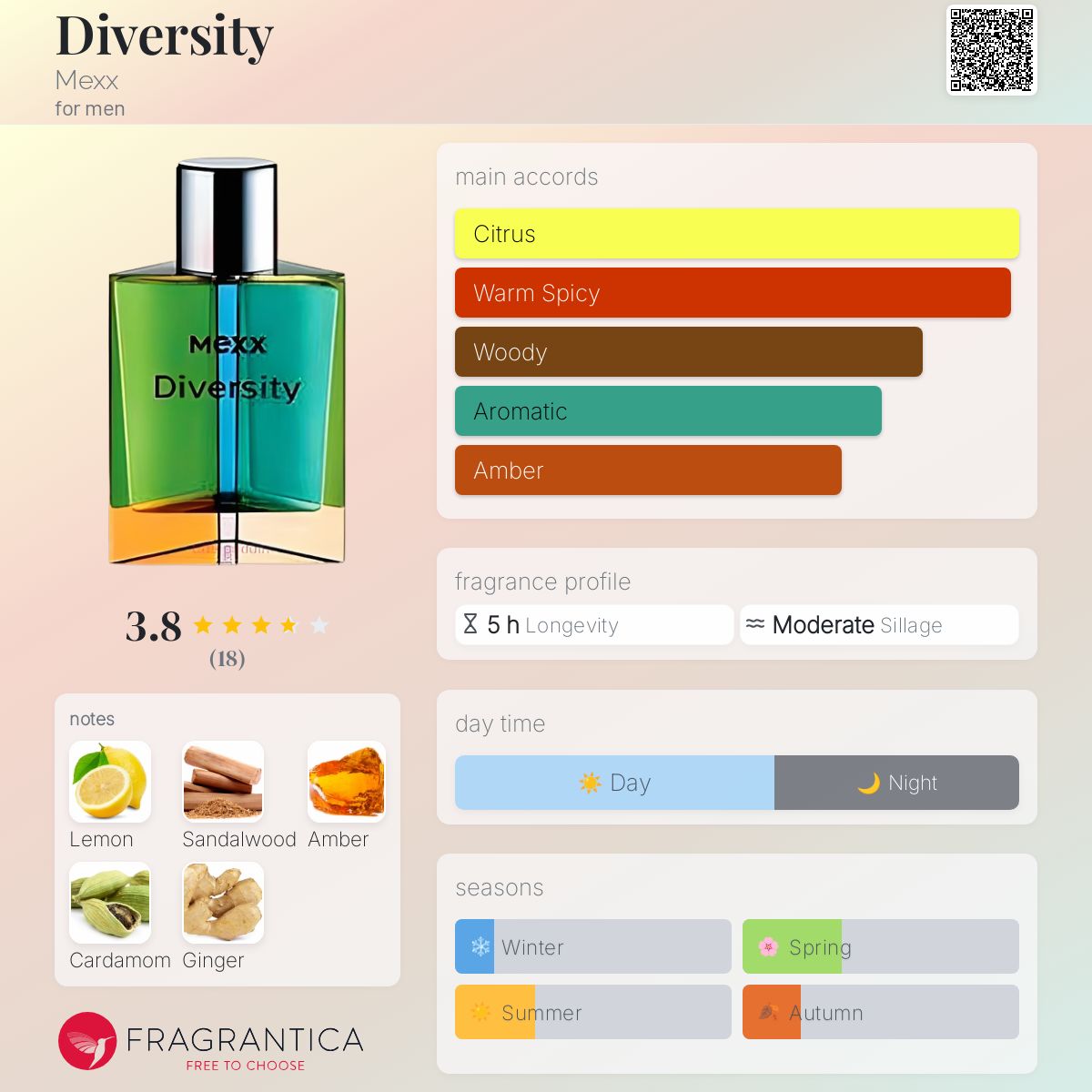 عطر ادکلن دایورسیتی مکس - Diversity Mexx - بررسی، قیمت و خرید