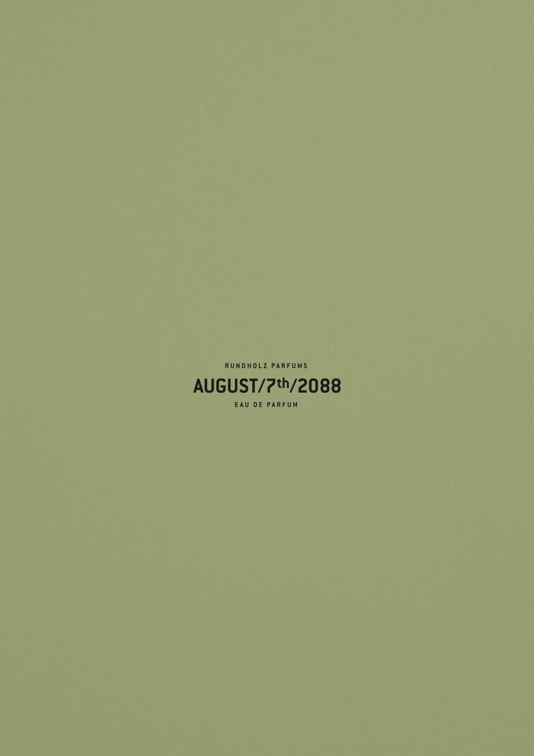 عطر ادکلن آگوست هفتم دوهزار و هشتاد و هشت روند هولتز - AUGUST 7th 2088 Rundholz - بررسی، قیمت و خرید