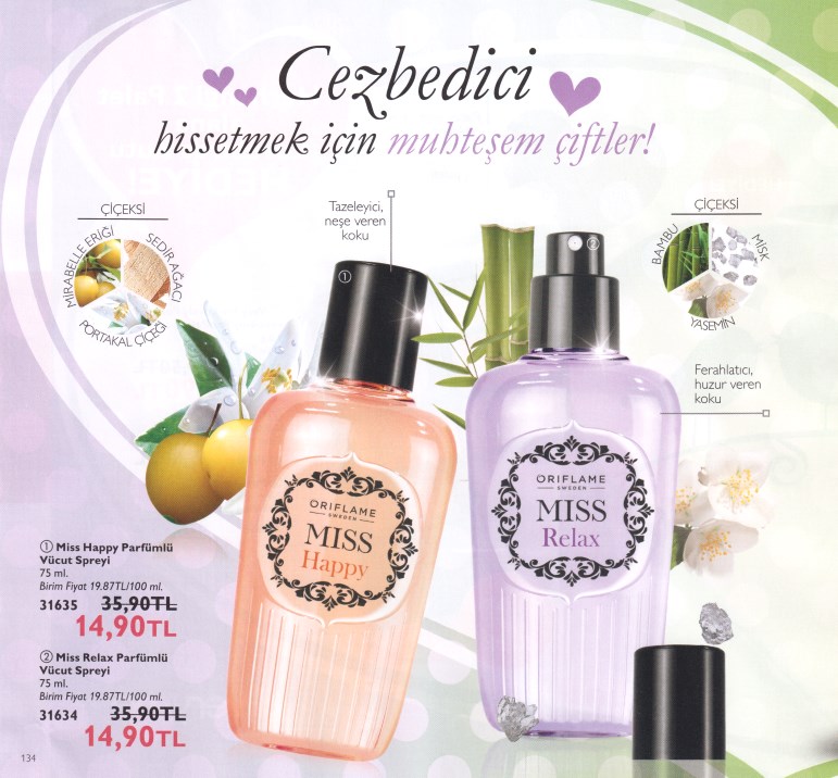 عطر ادکلن میس ریلکس اوریفلیم - Miss Relax Oriflame - بررسی، قیمت و خرید