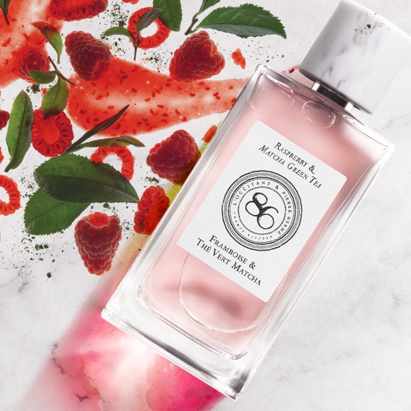 عطر ادکلن فِرامبُوآز وَ تِه‌وِرت مَچّا لوکسیتان - Framboise & Thé Vert Matcha L'Occitane en Provence - بررسی، قیمت و خرید