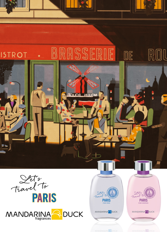 عطر ادکلن لتس تراول تو پاریس فور ومن ماندارینا داک - Let's Travel To Paris For Women Mandarina Duck - بررسی، قیمت و خرید