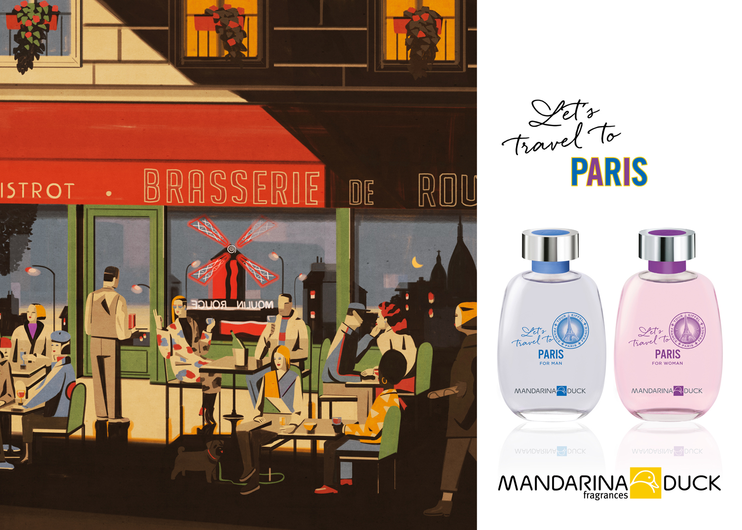 عطر ادکلن لتس تراول تو پاریس فور ومن ماندارینا داک - Let's Travel To Paris For Women Mandarina Duck - بررسی، قیمت و خرید