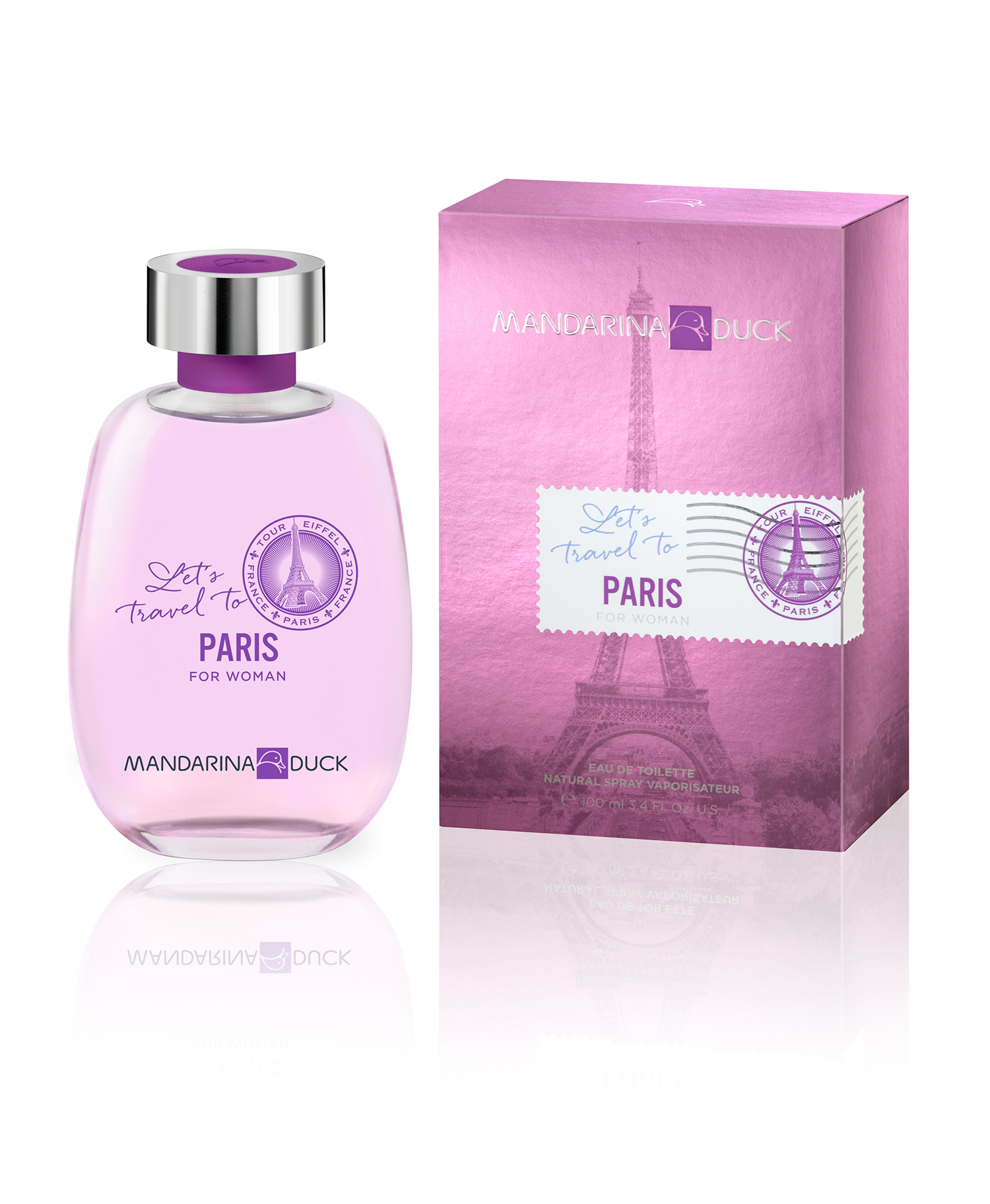 عطر ادکلن لتس تراول تو پاریس فور ومن ماندارینا داک - Let's Travel To Paris For Women Mandarina Duck - بررسی، قیمت و خرید