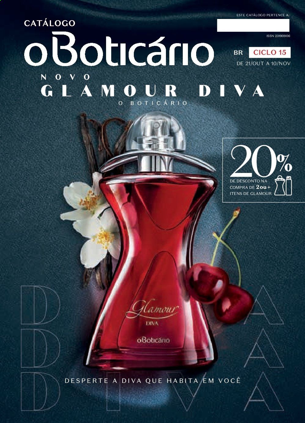 عطر ادکلن گَلَمور دیوا او بوتیکاریو - Glamour Diva O Boticário - بررسی، قیمت و خرید